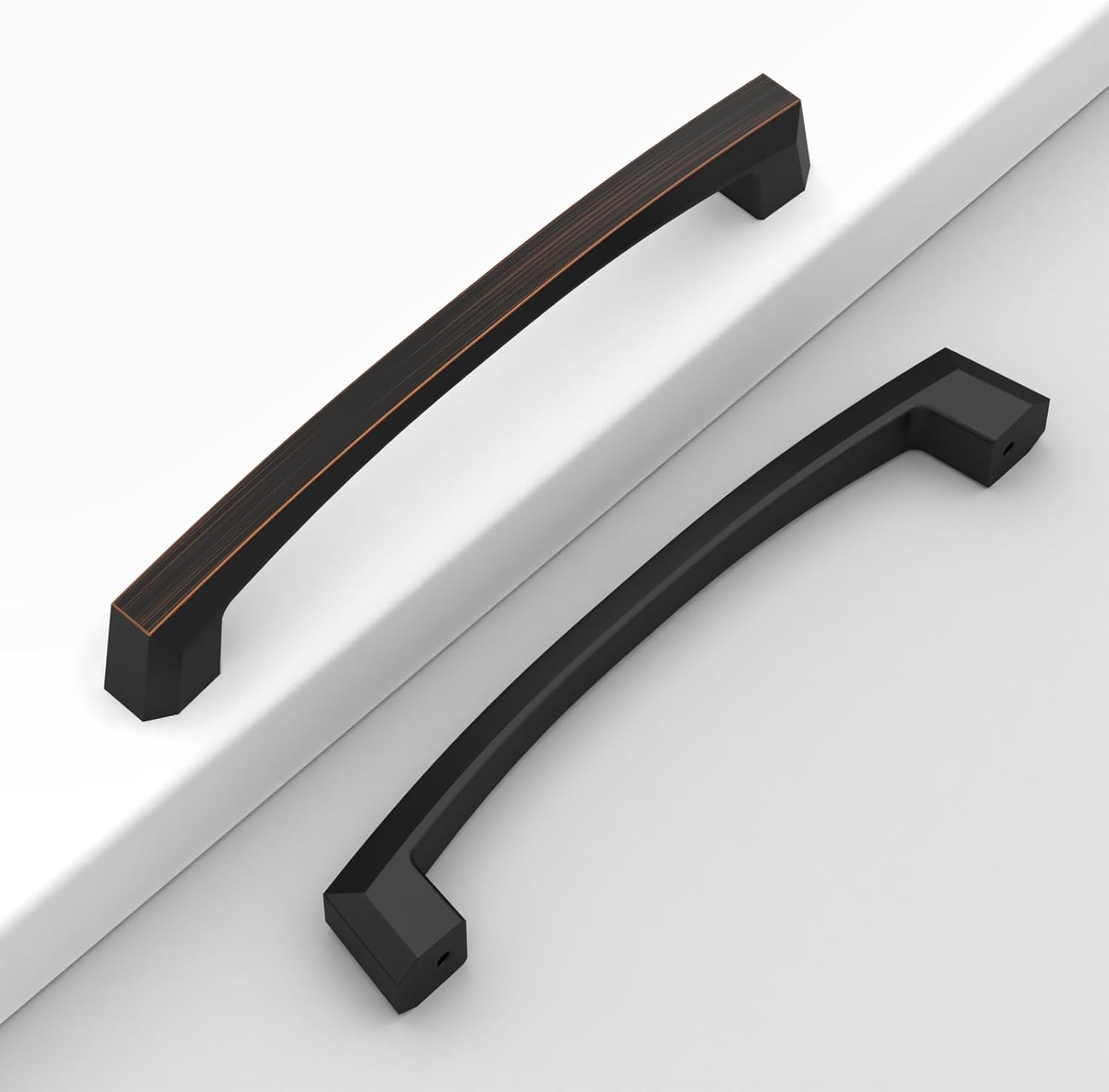 10 Pack 5"(128mm) Oil Rubbed Bronze Cabinet Pulls Kitchen Bronze Cabinet Handles Dresser Pulls Drawer Hardware for Cupboard CK0048