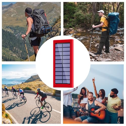 Batería externa portátil solar de 10000 mAh para celular 4