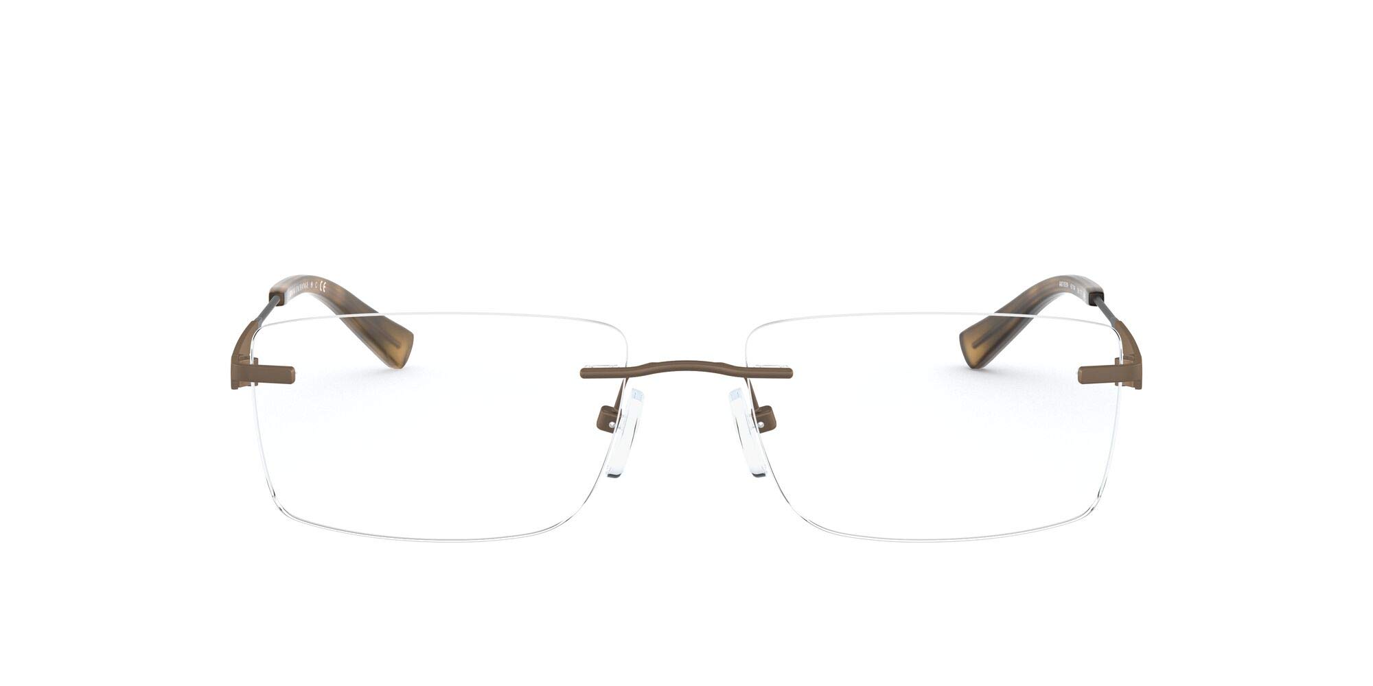 Men's Ax1039 Rectangular Prescription Eyewear Frames