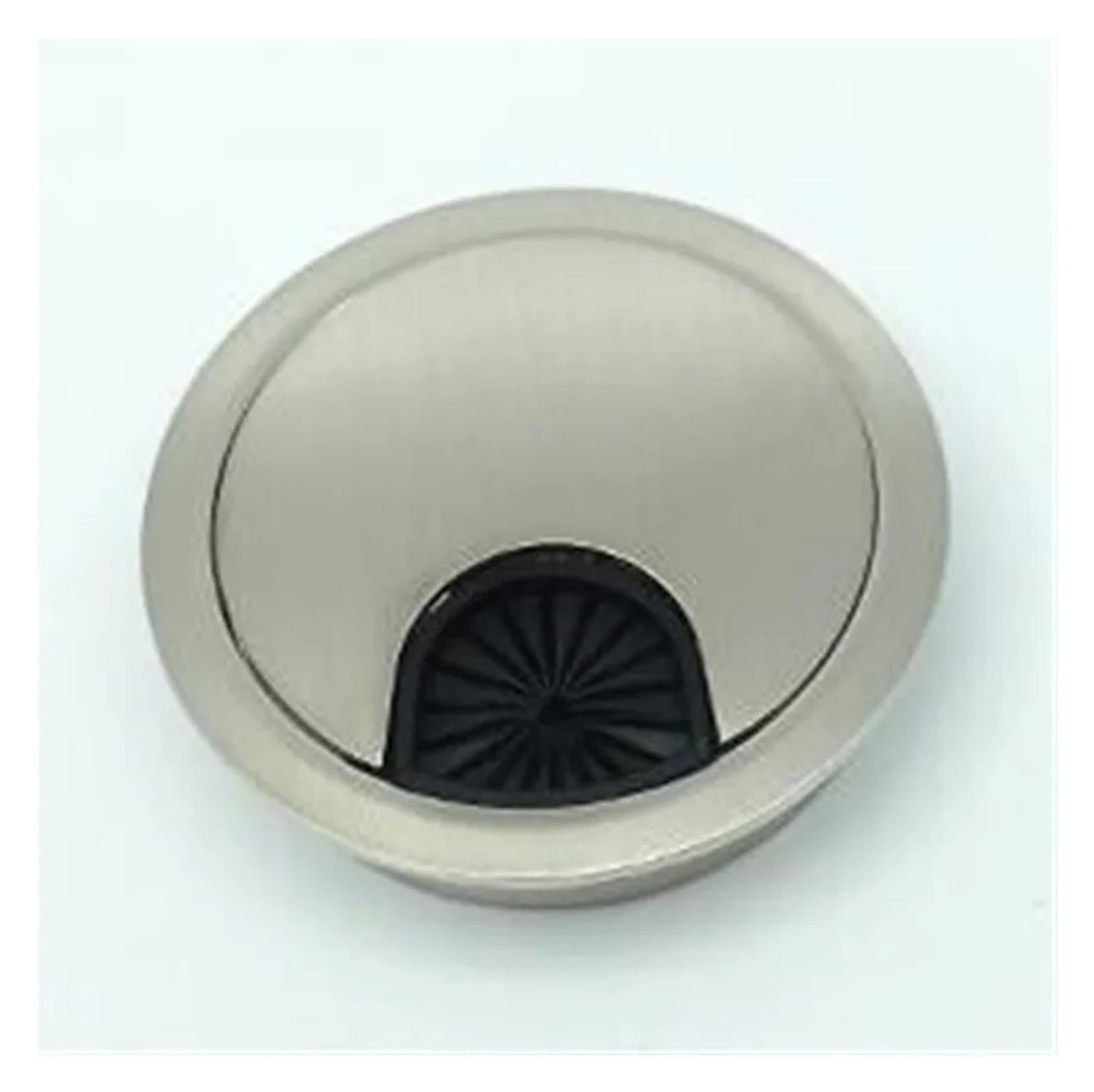 1 copertura per foro in filo di acciaio, 50-80 mm, per tavolo del computer, passacavo, copertura per fori per mobili, accessori per mobili (A, 80 mm)