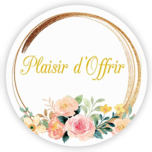 MameArt 100 Pièces 4cm Autocollants Plaisir D'Offrir, Étoile