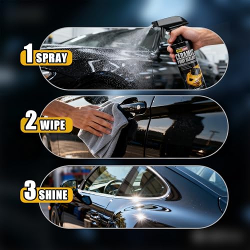Ceramic Coating para Autos Spray Sellante Brillo y Protección miniatura 5