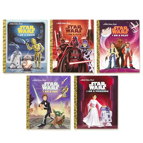 Star Wars: I Am a...Little Golden Book Library -- 5 Little Golden Books: I Am a Pilot; I Am a Jedi; I Am a Sith; I Am a Droid; I Am a Princess - Image 2