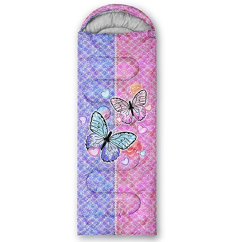 Image of QOOMO Camping Sleeping Bags,3 Season Warm & Cool Weather,Lightweight,Waterproof Sleeping Bags for Adults & Kids,Traveling,and Outdoors,Camping Gear Equipment
