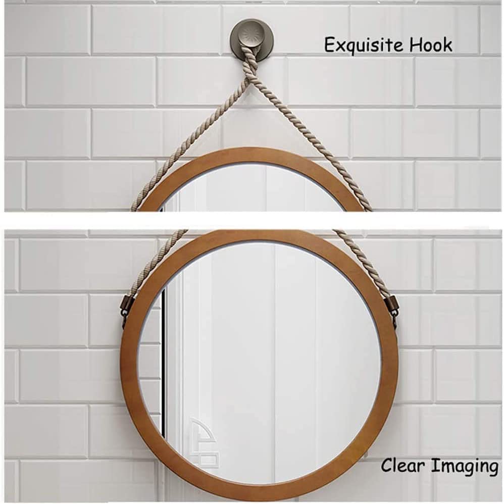 Espejo redondo grande YangRy de 40CM para pared de baño 4