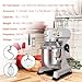 BOSBAK 10 QT Dough Mixer, Food Commercial Industrial Grade Stand Mixer with Stainless Steel Bowl and 3 Types of Mixing Tools, Built for Professional Baking: Effortlessly Handles Large Recipes