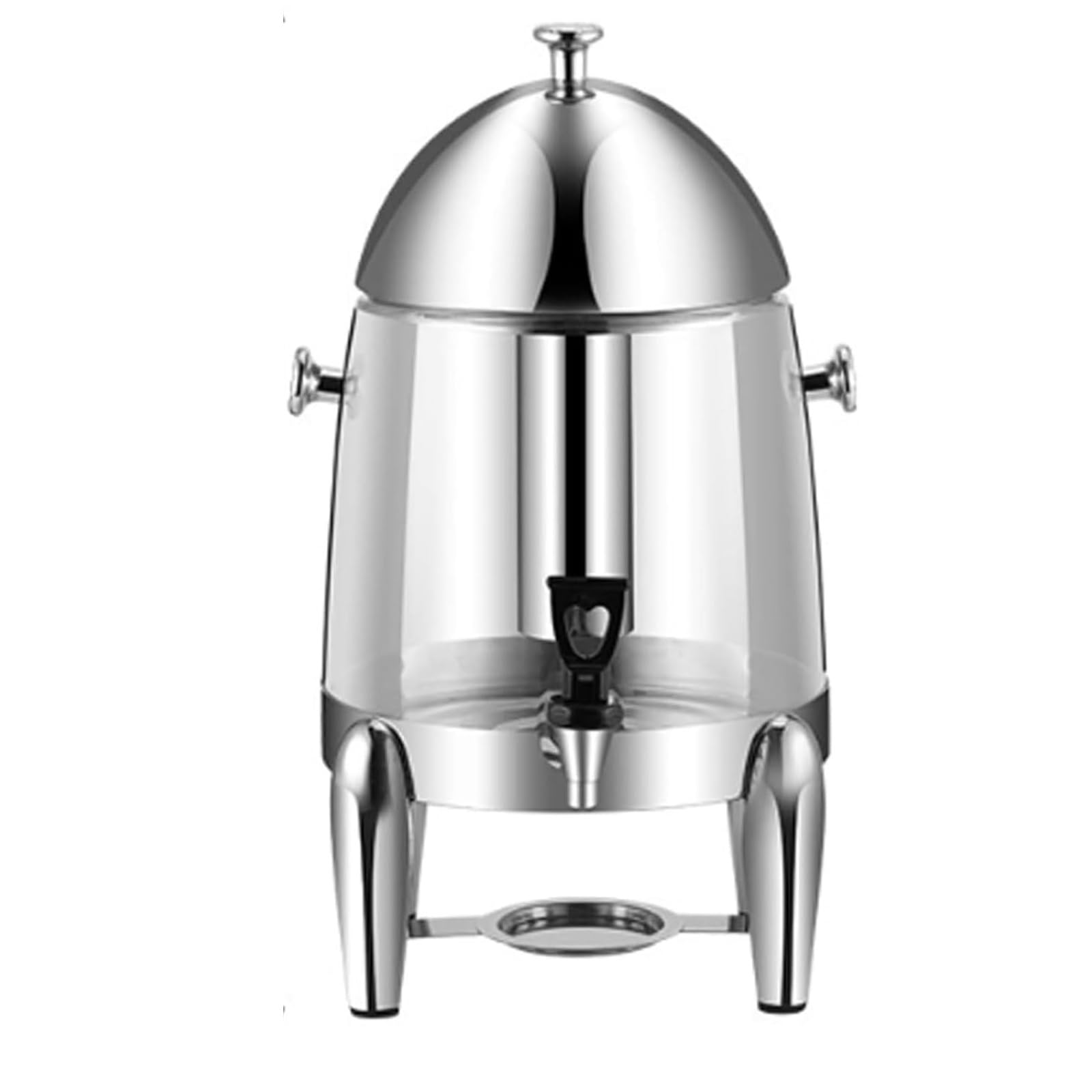 HADECOLL Beverage Dispenser 12L Stainless Steel Beverage Dispenser Durable Long-Lasting Chafer Urn With Chrome Accents With Fuel Holder Juice