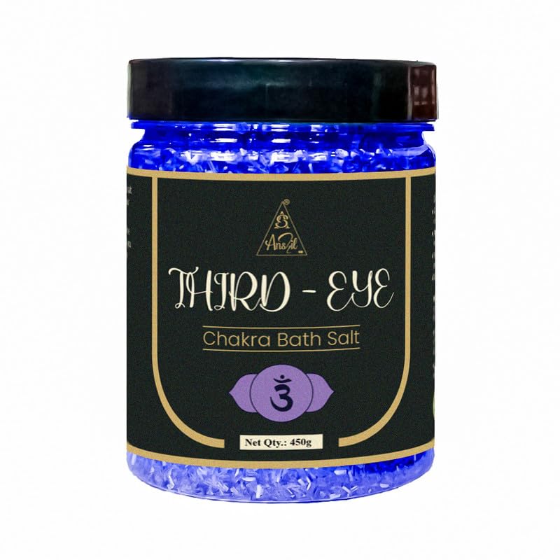 Third eye Chakra Bath Salt || Chakra Balancing Bath Salt || Pure & Natural ||Purifying and Cleansing Bath Salt (450gm)-image-17