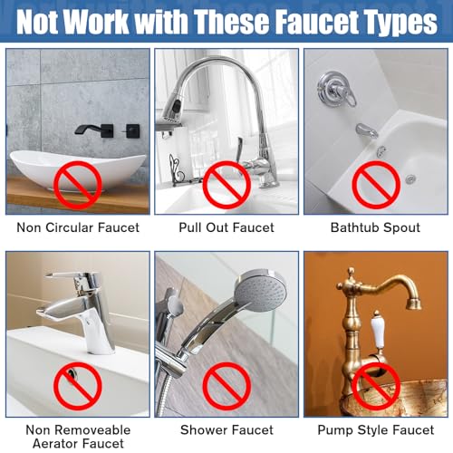 Image of TrelaCo Eye Wash Kit, Faucet Mounted Emergency Eye Wash Station with Cover Sink Attachment, 1 Continuous Flow Eyewash Station, 3 Adapters, 1 Inspection Tag, 1 Sign for Lab, Factory, Industry and Home