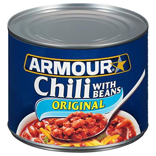 Armour Star Chili with Beans, Canned Food, 24 Oz (Pack of 12)