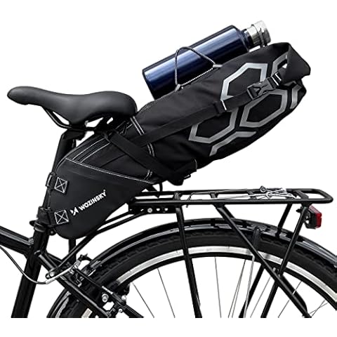 WOZINSKY Satteltasche Fahrradtasche Wasserdicht Reisetasche Tasche Cover