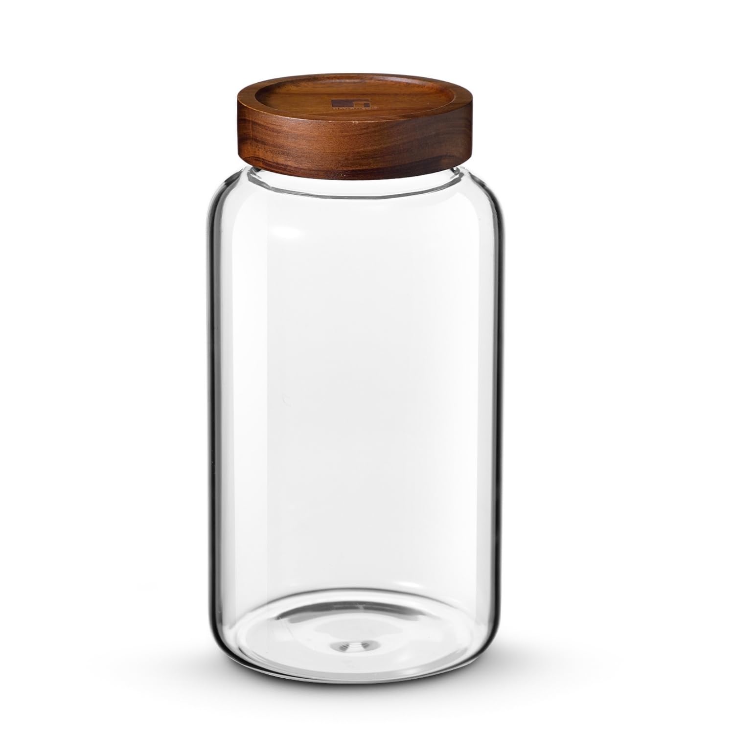 BERGNER Acadia Borosilicate 550ml Glass Jar with Solid Wood Lid, For Storing and Preserving Sugar, Flour, Tea, Coffee, Spices, Oats | Airtight Multipurpose Glass Container for Kitchen — Amazon image 11