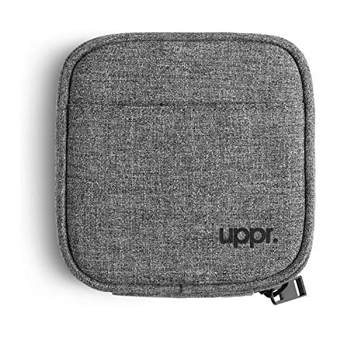 UPPERCASE Small Portable Electronics Accessories Pouch For MacBook Chargers, Tech Gears, Cables - New Black Label Cover