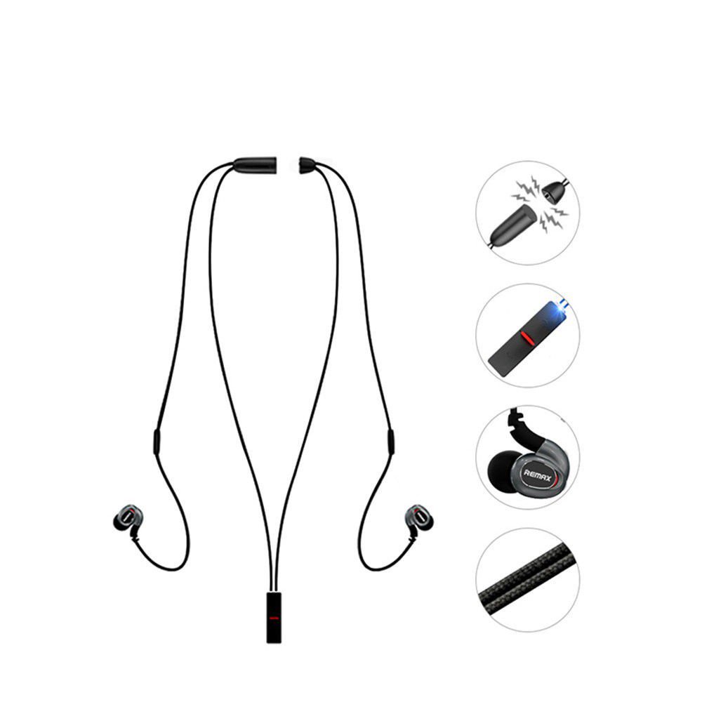 Remax Rb S8 Magnetic Necklace Style Stereo Headphones