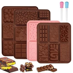 Luminarylair CJP Schokoladen Silikonformen Set 4-teilig