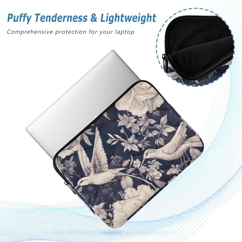 Funda para portátil 13-14 pulgadas impermeable con diseño floral miniatura 5