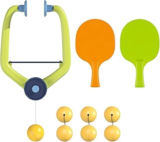 Vaveren Tênis de mesa para pendurar em ambientes internos, conjunto de autotreino, treinador pingue-pongue, brinquedo de interação entre pais e filhos, coordenação mão-olho, mesa sem necessidade
