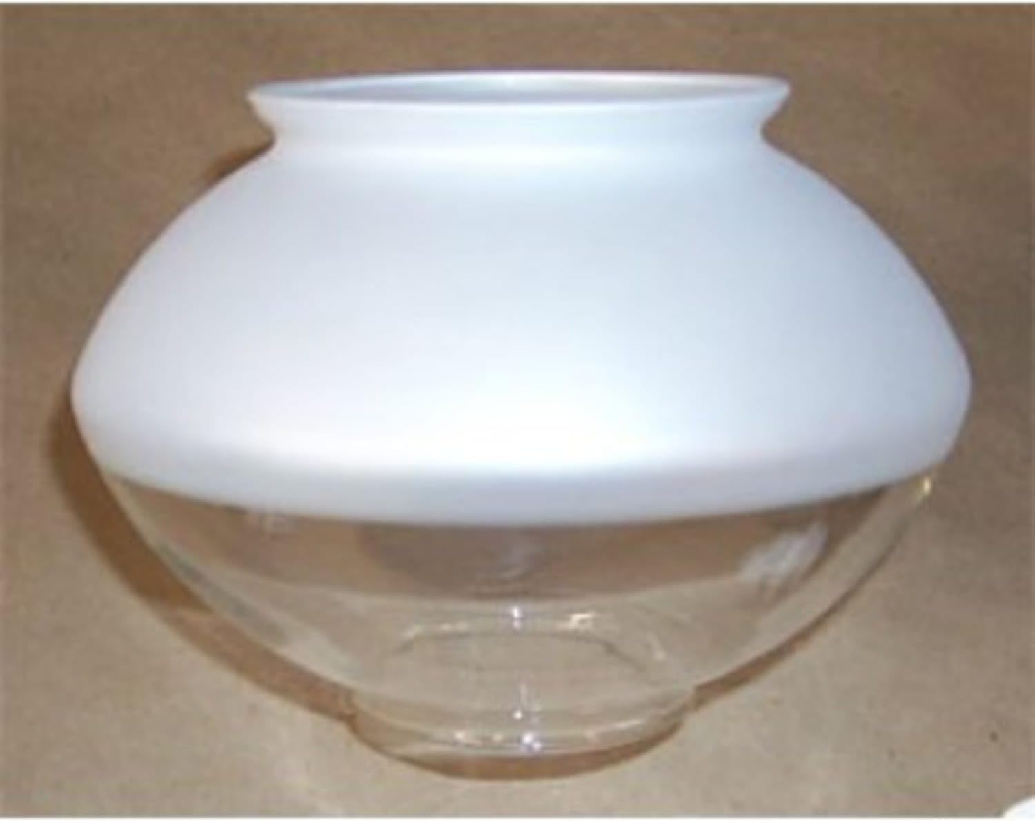 Falk Replacement Glass Globe for Gas Lights - Bottom 2 1/8 inches Diameter and 4 3/16 inches high