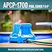 Little Giant APCP-1700 115-Volt, 1/3 HP, 1745 GPH, Automatic, Submersible, Swimming Pool Cover Pump with 25-Ft. Cord, Light Blue, 577301