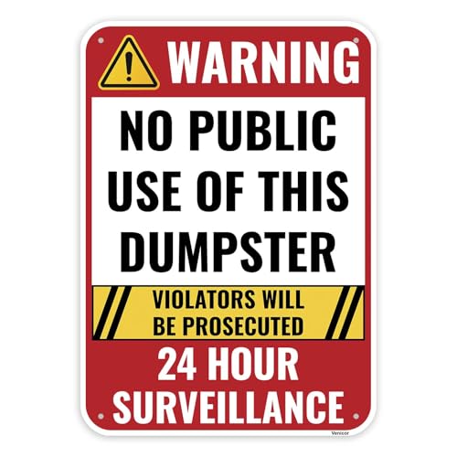 Panneau Private Dumpster pour sécuriser les bennes et conteneurs