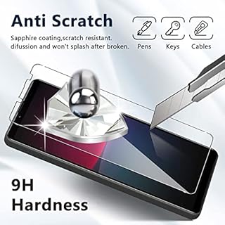 Funrae [2+2 Pièces Verre Trempé pour Sony Xperia 10 IV 5G + Caméra Arrière Protecteur, [9H Dureté] Sans Bulles, Anti-Rayures, HD Ultra Résistant Film Protection écran Vitre Trempé - Transparent