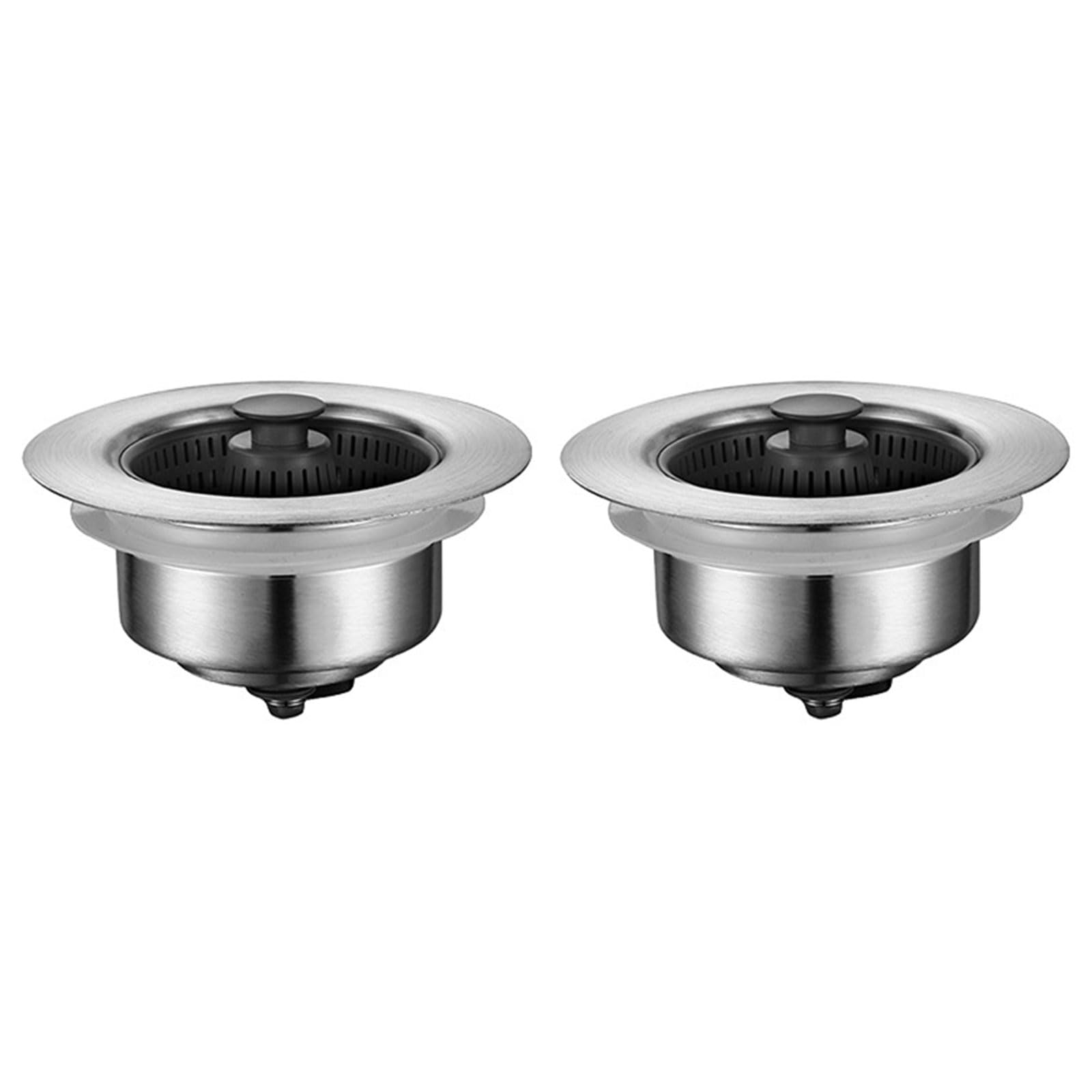 Edelstahl Abflussfilter, Abprallkerne, Abflussstopfen für Waschbecken, Waschbecken, Körbe, Stopper für Badezimmer, Küche, Edelstahl Stopper, Badezimmer Sieb, Müllentsorgung, Ersatzteile, Küchenstopfen