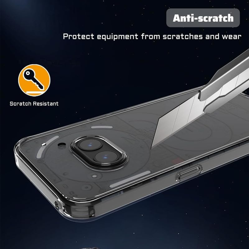 Image of Case Creation Brand -Plastic Mobile Cover For Nothing Phone 2A 5G (Soft & Flexible Back Case),Transparent