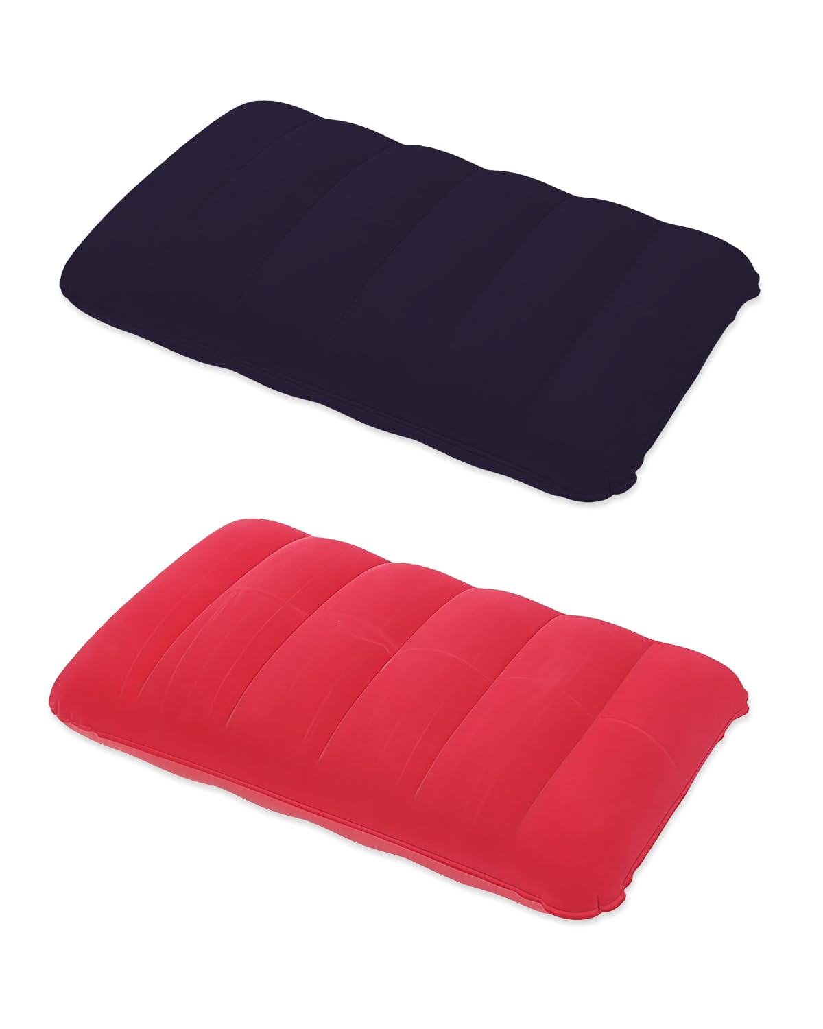 2 Almohadas Hinchables, Almohada Camping Ergonómica para Viajes, Outdoor y Playa