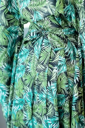 Image of Na'Rak Women's Kimono Robe, Full-Wrap Yukata Style Long Soft Loungewear Luxury Dressing Gown