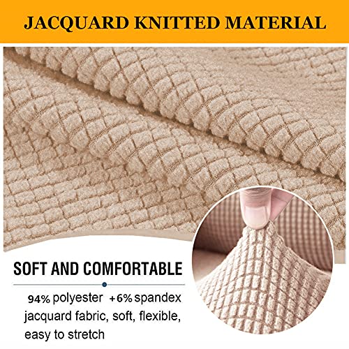 Housses de dossier de canapé jacquard pour un salon chaleureux