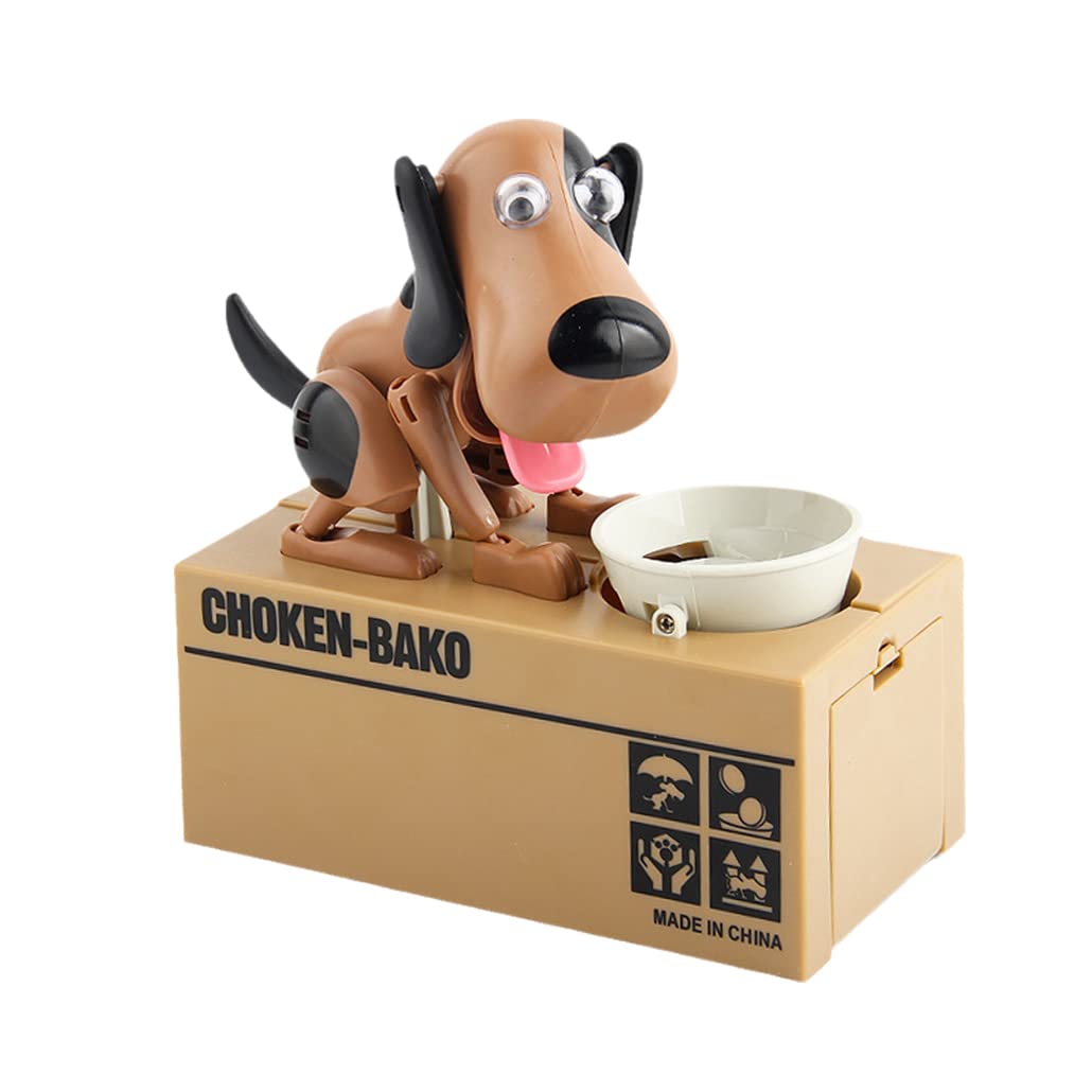 Amazon.co.jp: かわいい犬貯金箱ハスキー犬銀行おもちゃコインバンク 