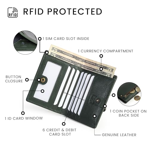 Image of TANSTITCH Slim Leather Wallet || Compact,Minimalist & Thin Wallet || RFID Protected || Front Pocket Carry