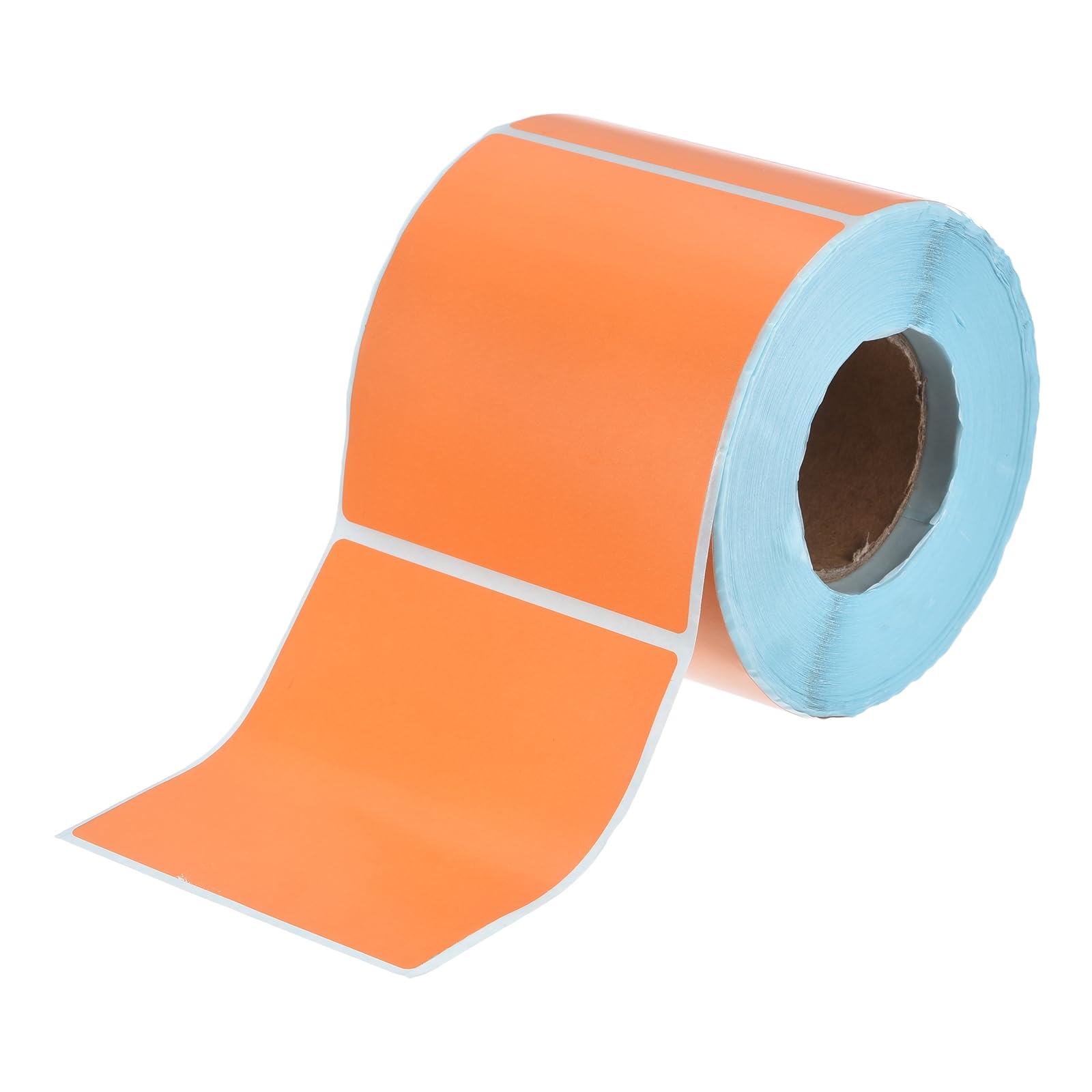 PATIKIL 500 Pcs Color Direct Thermal Labels, 3 x 3'' Barcode Printing Stickers Colorful Sticker Labels for Barcode Thermal Printers Warehouse Retail Shipping Address Labeling, Orange โ image 1