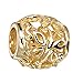 Produktbild MATERIA Gold Beads Schmetterlinge Element - 925 Silber Beads Gold 14K vergoldet für Beads Armband #1591