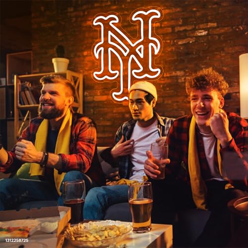 Image of Baseball Neon Sign for Wall Decor Sport Team LED Neon Light for Man Cave | Cool Wall Ornament For Dormitory, Bar, Club, Wonderful Birthday Gift For Baseball And Sports Fans