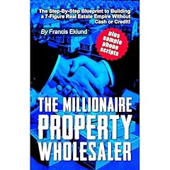 The Millionaire Property Wholesaler Audiolibro Por Francis Eklund arte de portada