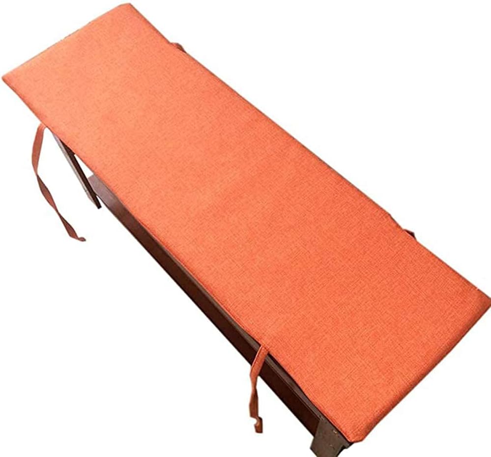 OQOPO Indoor Outdoor Bench Cushion with Ties,Garden Sofa