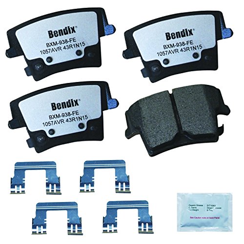 Image of Bendix Fleet Metlok MKD1057AVRFM Semi-Metallic Rear Brake Pads for Dodge Charger 2014-2006, Magnum 2008-2006