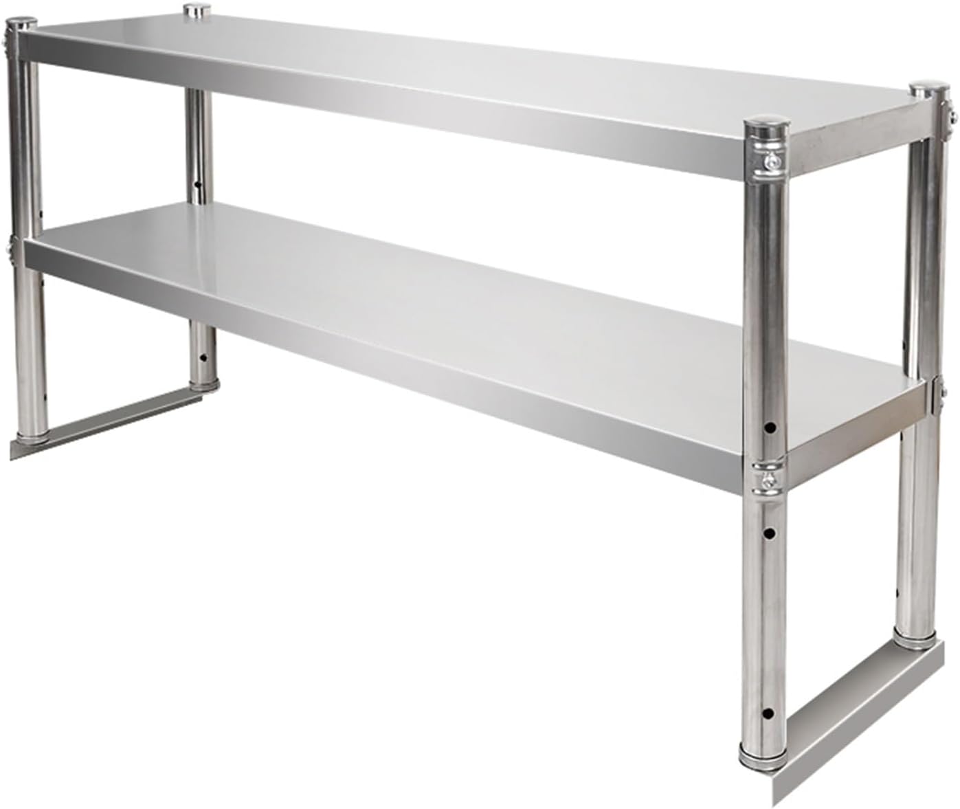Expandable Storage Rack - Thickened Stainless Steel Workbench - 30kg Load Capacity - Versatile Tabletop (1.8x23.6x35.4in) - Space-Saving Solution