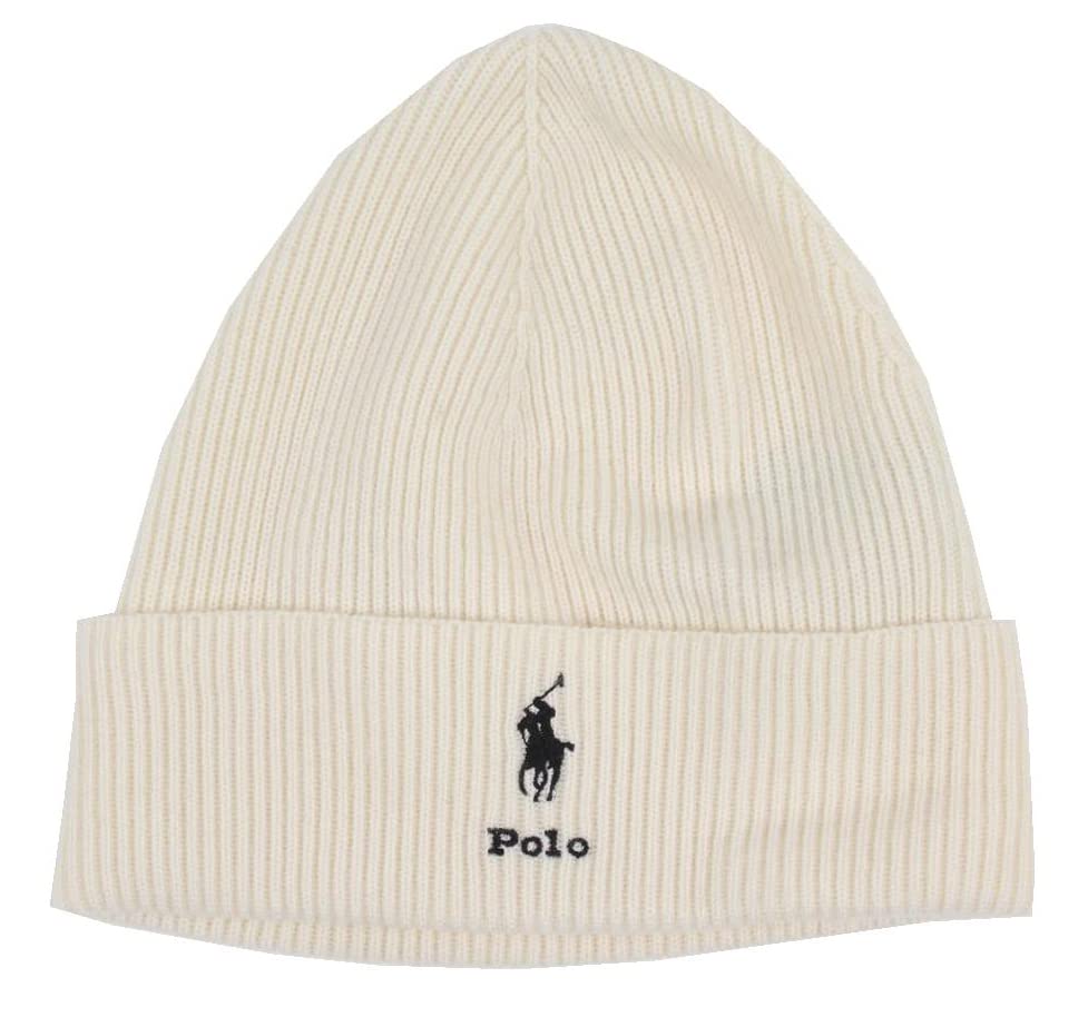 Ralph Lauren Unisex Mütze/Beanie für Erwachsene (Creme)