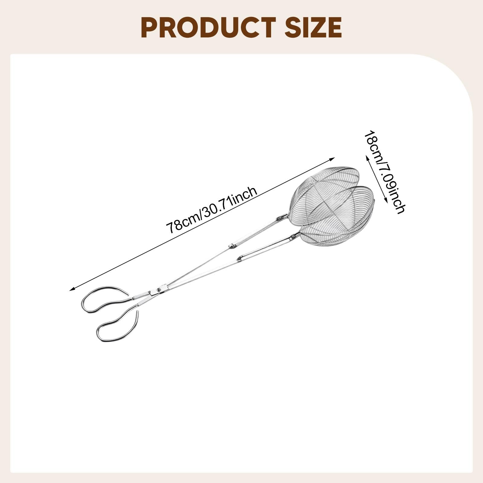 Fischzange Edelstahl Fischklammer Leicht Bedienbare Fischkontrollzange Verstärkte Struktur Praktisches Krabbenfangtool für Geschenk Angeltraining Pick