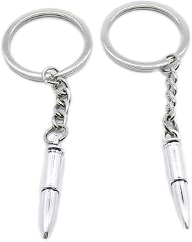 Amazon.com: 5 Pieces Metal Antique Silver Color Keychains