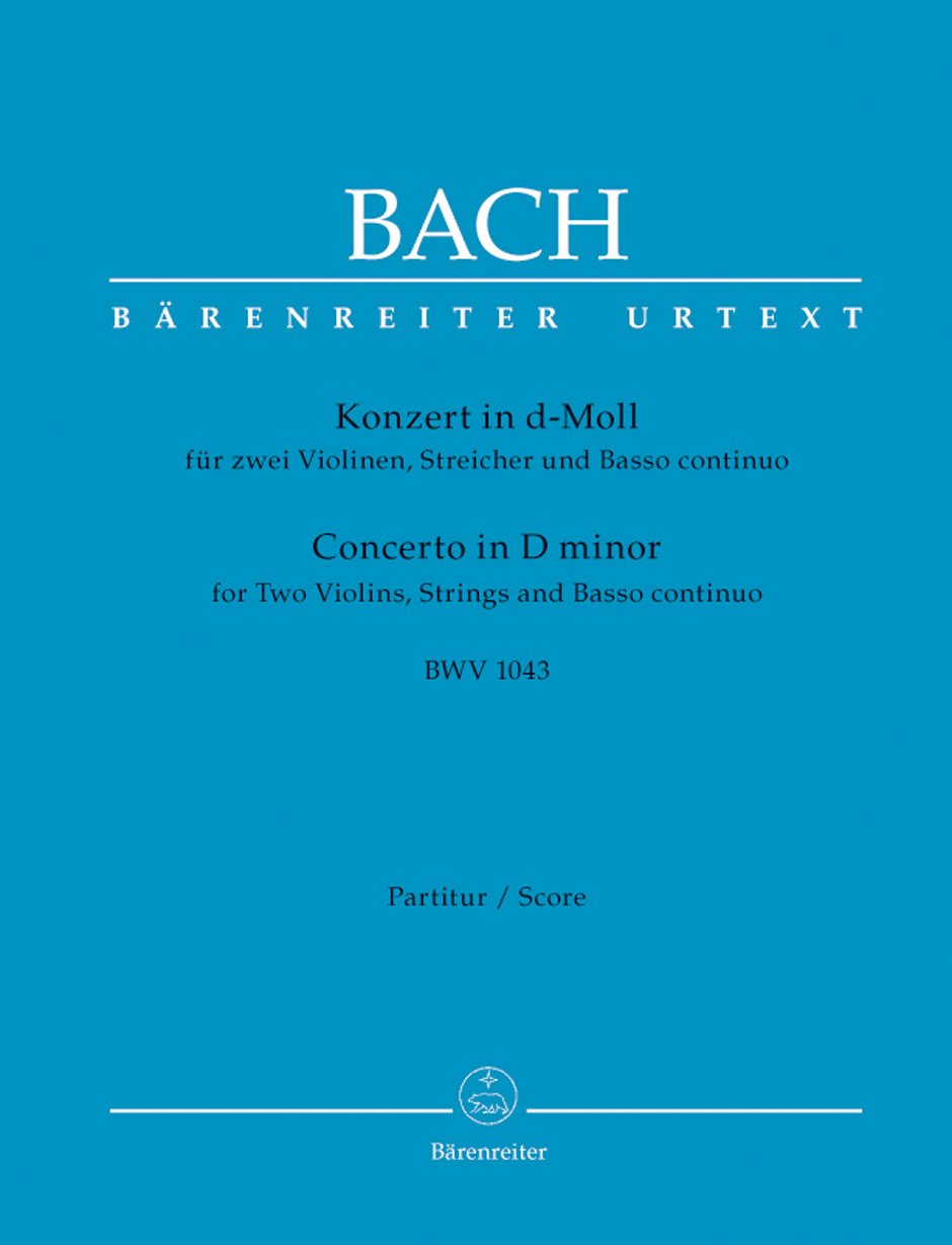 Double Concerto for Two Violins in D minor BWV 1043 (Full Score)