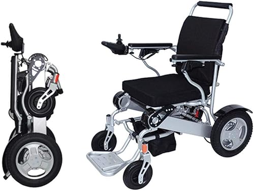NEOCHY Silla de ruedas portátil de moda, batería de iones de litio de 6 Ahx2, totalmente automática, inteligente, ultraligera, plegable, ligera,