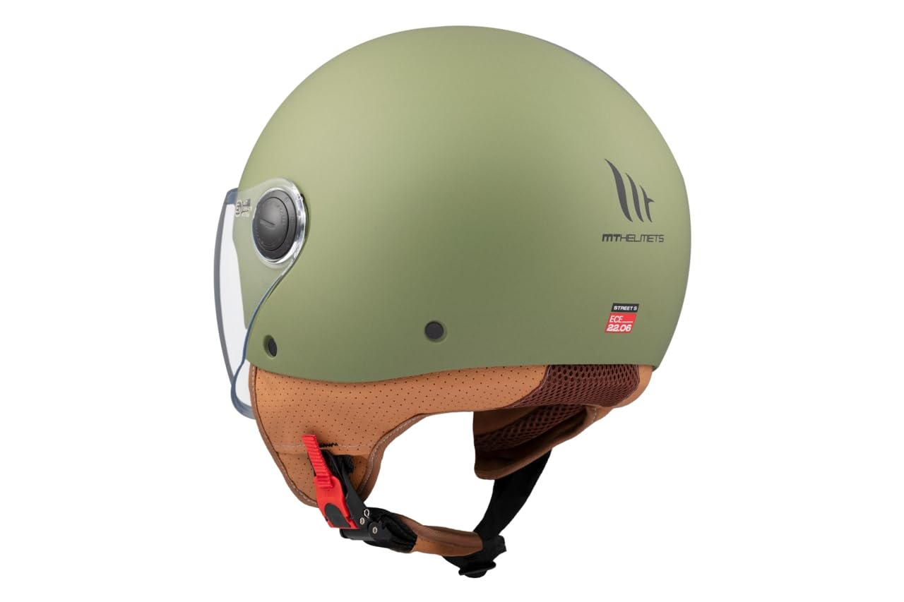 CASCO MTB STREET S SOLID A6, Verde Opaco (Green), L