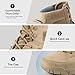 FREE SOLDIER Herren Stiefeletten Ultralight Military Tactical Arbeit Stiefel Knöchelhoch 6' Inch Zoll Spitze bis atmungsaktiv Desert Boots (Tan,40)