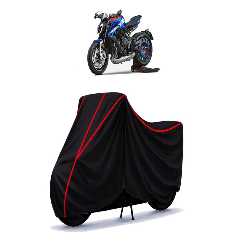 Image of MV Agusta ragster 3-Cylinder Range Water Resistant Bike Cover for All Motorcycles & Rain | Heavy Duty | UV Protection, Dustproof, Scratchproof | All Weather Two Wheeler Cover with Elastic Bottom