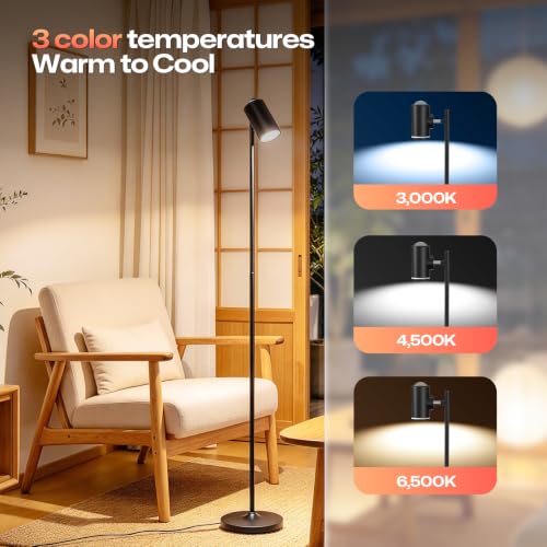 Uplighter Floor Lamp with RGBIC Ripple Effect Projector - image 4