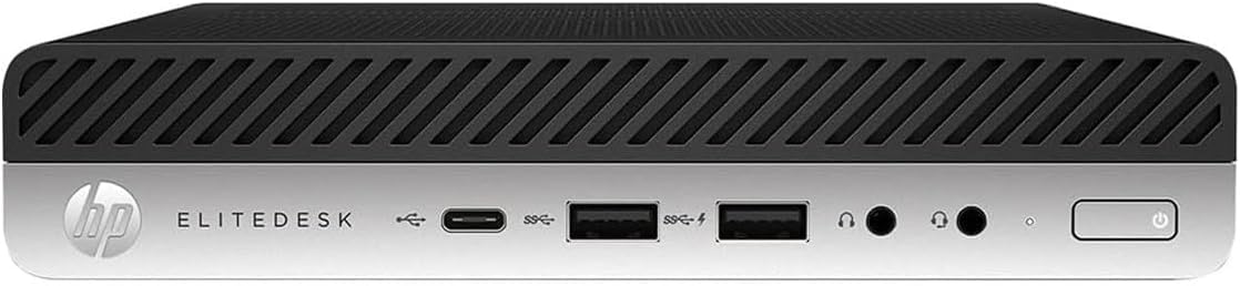 HP ProDesk 400 G5 Mini Desktop, Intel Core i5-9400T, 16 GB di RAM, SSD da 256 GB, WiFi, Bluetooth, senza tastiera e mouse, Windows 11 Pro (ricondizionato)