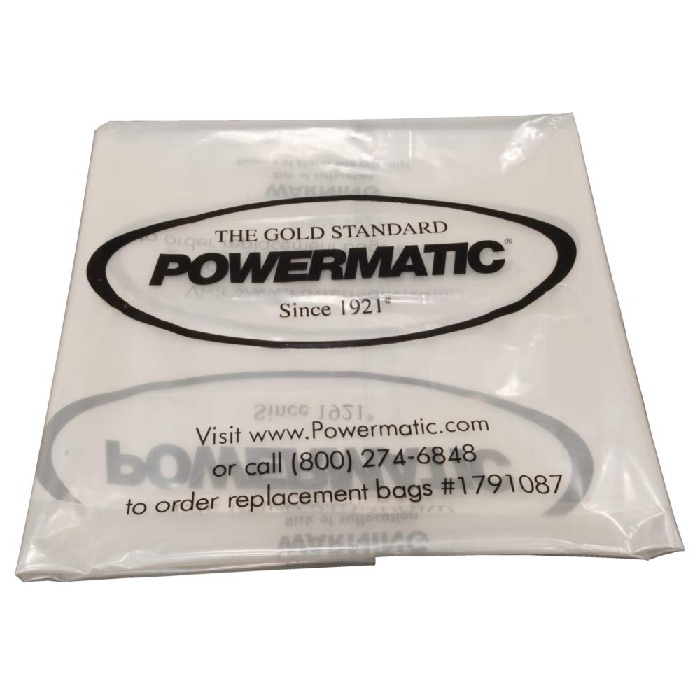 Powermatic20-Inch Clear Plastic Collection Bags (1791087)
